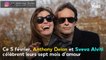 VOICI - Anthony Delon et Sveva Alviti : toujours aussi amoureux et complices pour leurs 7 mois d'amour