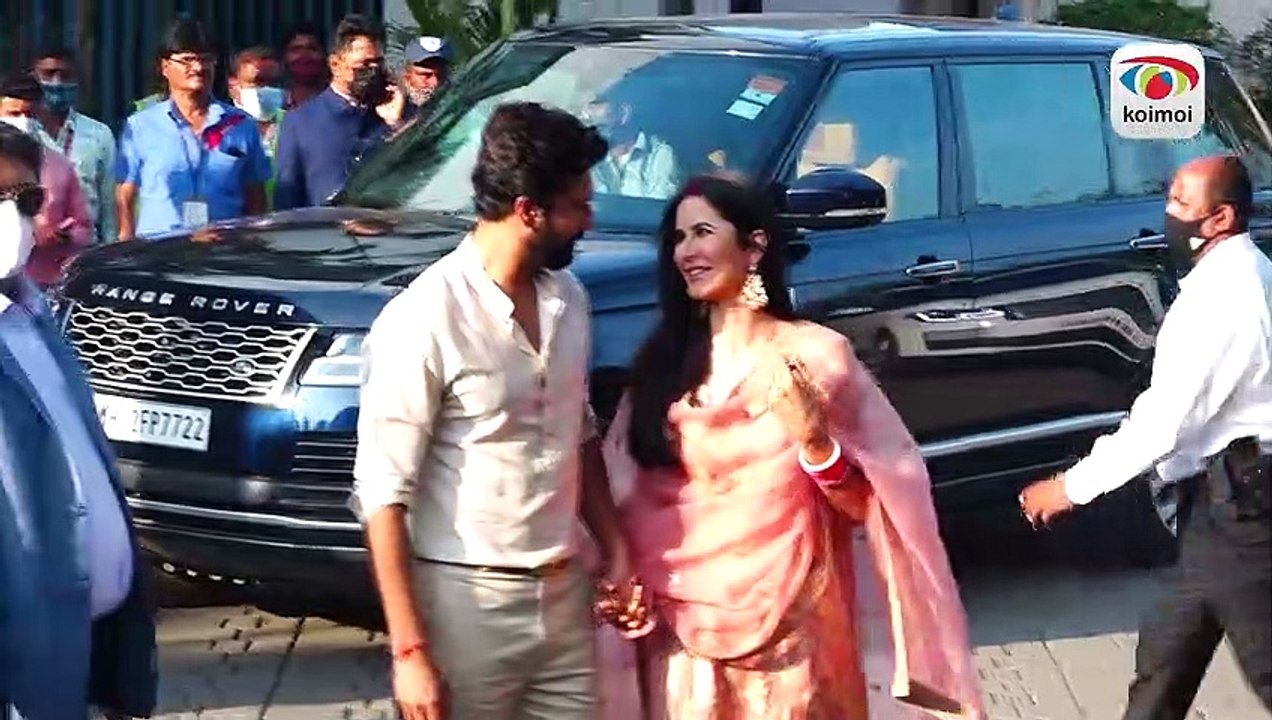 Vicky Kaushal & Katrina Kaif's FIRST Spotting In Mumbai After Getting Married