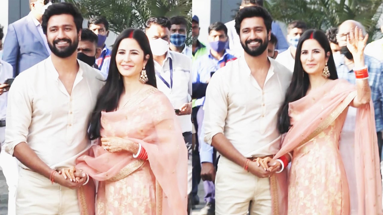 Katrina Kaif, Vicky Kaushal Make First Public Appearance After Wedding