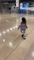 David Ginola et sa fille Ever.