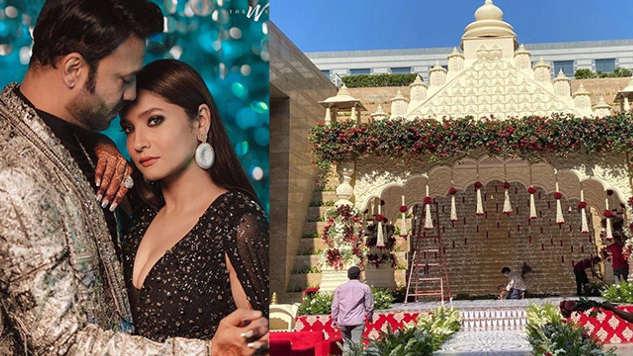 Ankita Lokhande और Vicky Jain के Wedding Venue की photos Viral, इसी मण्डप में लेंगे 7 फेरे|FilmiBeat