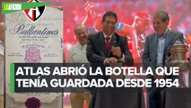 ¡Salud! Atlas abre su legendaria botella de Whisky tras coronarse en la Liga MX