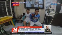 2 suspek na nagbebenta umano ng mga illegal na armas, arestado; Nasa 90,000 halaga ng shabu, nasamsam | 24 Oras