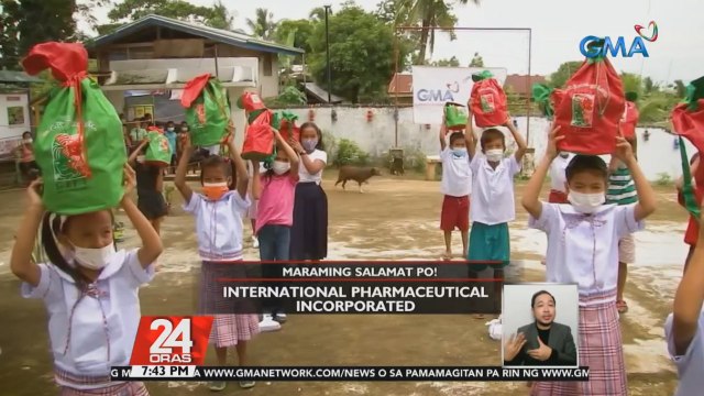 322 na mag-aaral sa Masbate City, binigyan ng maagang pamasko ng GMA Kapuso Foundation | 24 Oras