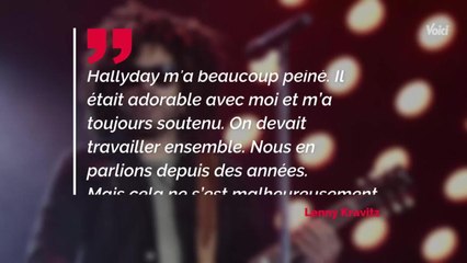 VIDEO - Johnny Hallyday : Lenny Kravitz revient sur leur collaboration manquée