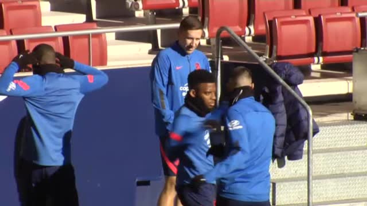 El Atlético vuelve a los entrenamientos sin Griezmann, lesionado