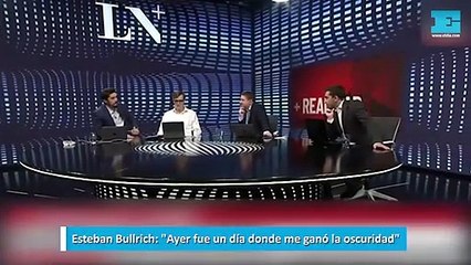 Esteban Bullrich: "Ayer fue un día donde me ganó la oscuridad"