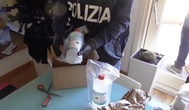 Cagliari - Sorpresi con 3 litri di droga dello stupro : 2 arresti (14.12.21)