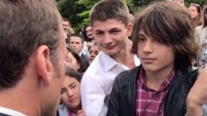 VOICI Emmanuel Macron : l’ado sermonné par le président vit un véritable enfer