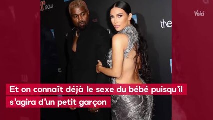 VOICI Kim Kardashian attendrait un quatrième enfant avec Kanye West !