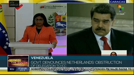 A Venezuelan Delegation was deny entry to a diplomatic flight in Netherland