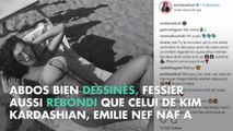 VOICI - PHOTO Emilie Nef Naf affiche un maxi décolleté en bikini sexy