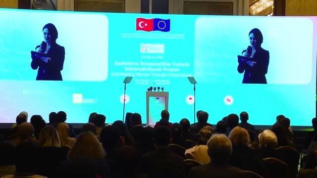 Bakan Yanık, Kadınların Kooperatifler Yoluyla Güçlendirilmesi Projesi Açılış Toplantısı'nda konuştu
