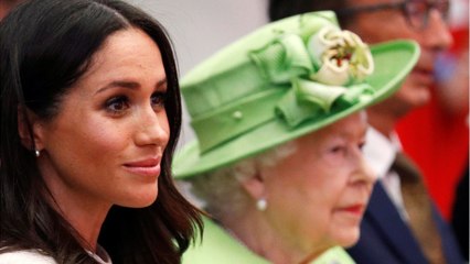 VOICI - Meghan Markle : cette lourde tâche qui lui incombera à la mort de la reine Elizabeth II