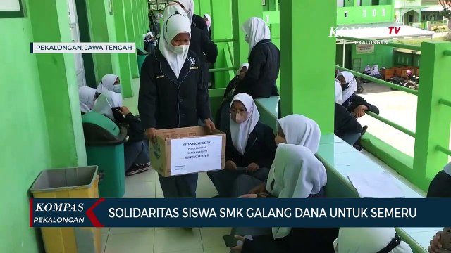 Solidaritas Siswa SMK Galang Dana Untuk Korban Semeru