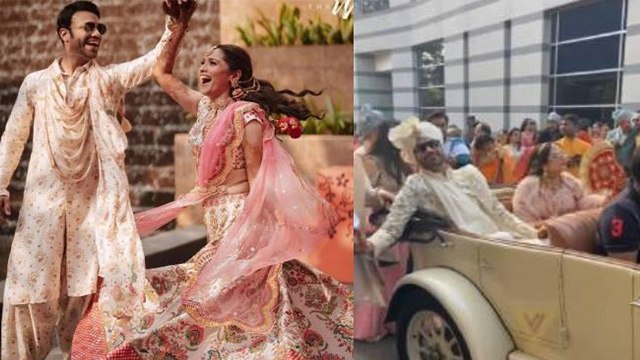 Ankita Lokhande के दूल्हे Vicky Jain का बाराती Dance Video हुआ viral, खुश नजर आए घरवाले|FilmiBeat