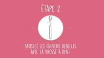 TUTO BEAUTÉ : comment dompter les cheveux rebelles et coiffer les épis