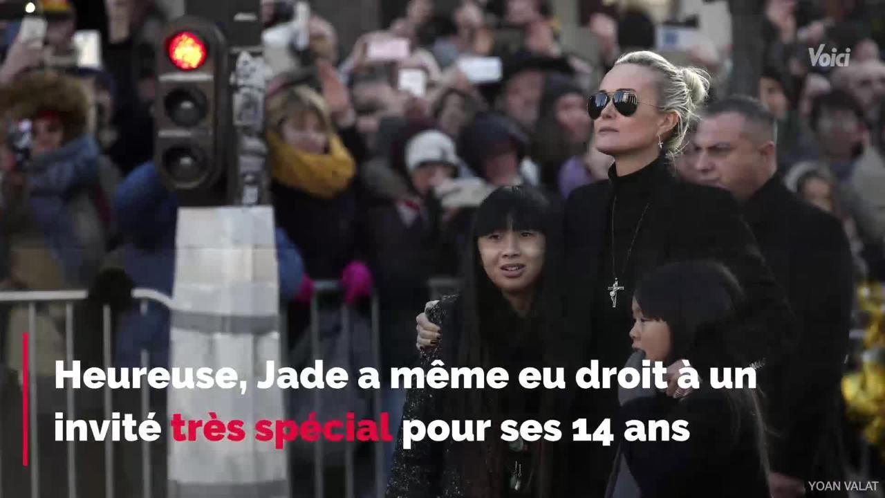 VOICI - PHOTO Jade Hallyday : découvrez quelle star de la chanson et du tennis était là pour son anniversaire