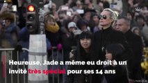VOICI - PHOTO Jade Hallyday : découvrez quelle star de la chanson et du tennis était là pour son anniversaire