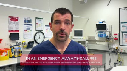 Dr Rob Barclay explains the Lagan Valley Hospital 'Phone First' system