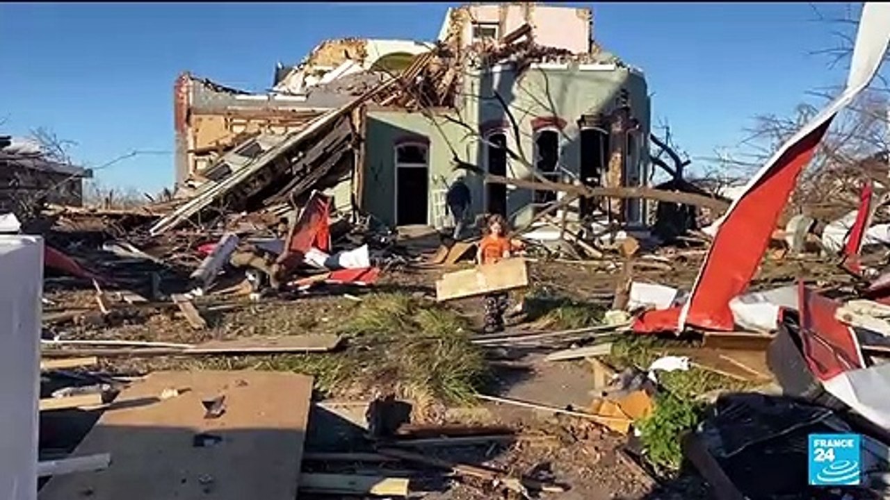 Etats-Unis : après les tornades, un élan de solidarité dans la ville de Mayfield