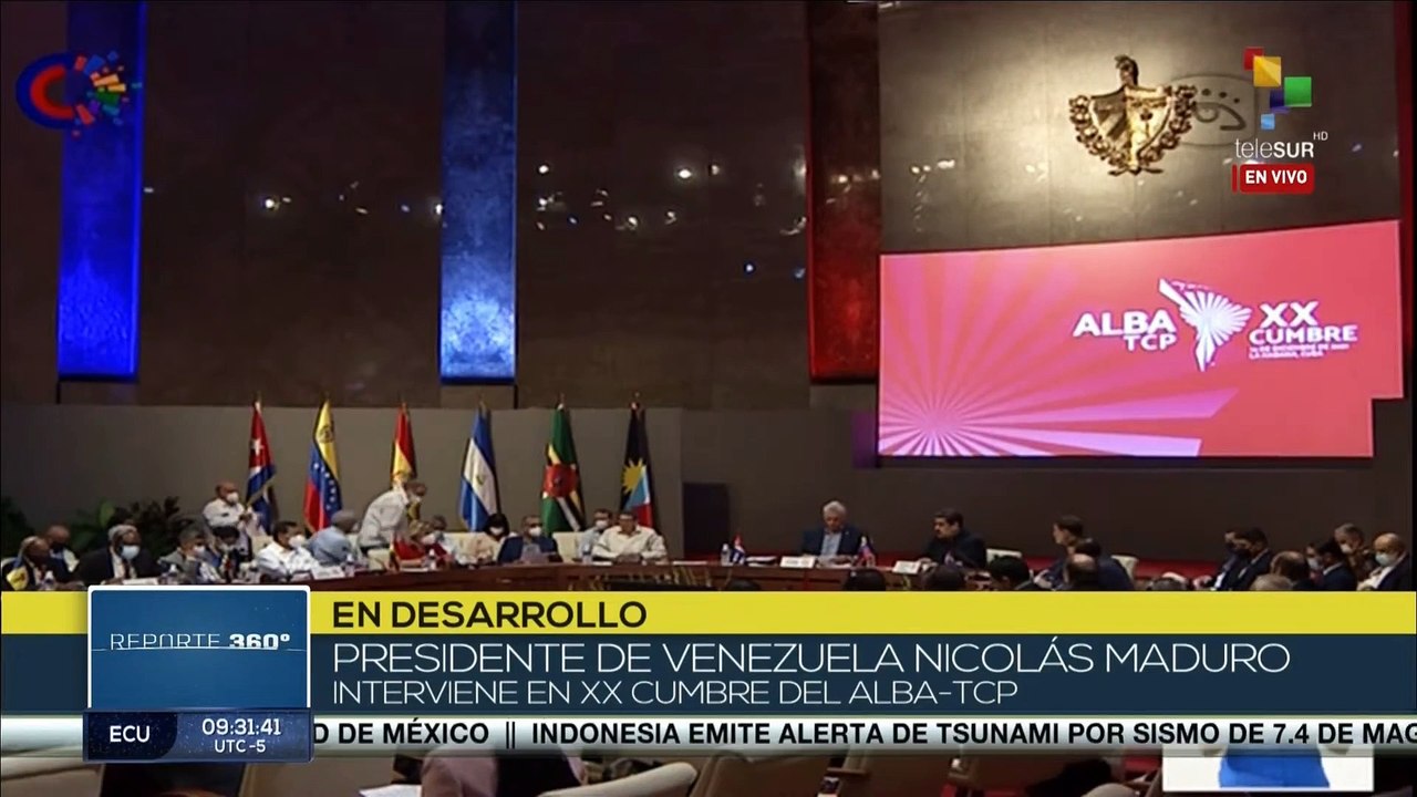 "Cumbre XX del ALBA-TCP conmemora el 17 aniversario del mecanismo de integración"