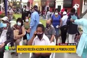 Vacunatorios llenos en Trujillo tras medida que exige carnet de vacunación en lugares públicos