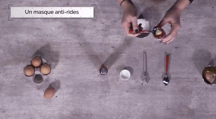 VIDEO LA MINUTE DIY : Comment fabriquer un masque anti-rides ?