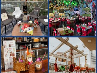 CHRISTMAS BAR! Dine-in rooftop snow globes at Blue Hound - ABC15 Digital