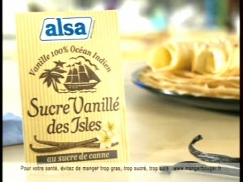 Pub sucre vanillé des isles d'alsa pub 2008