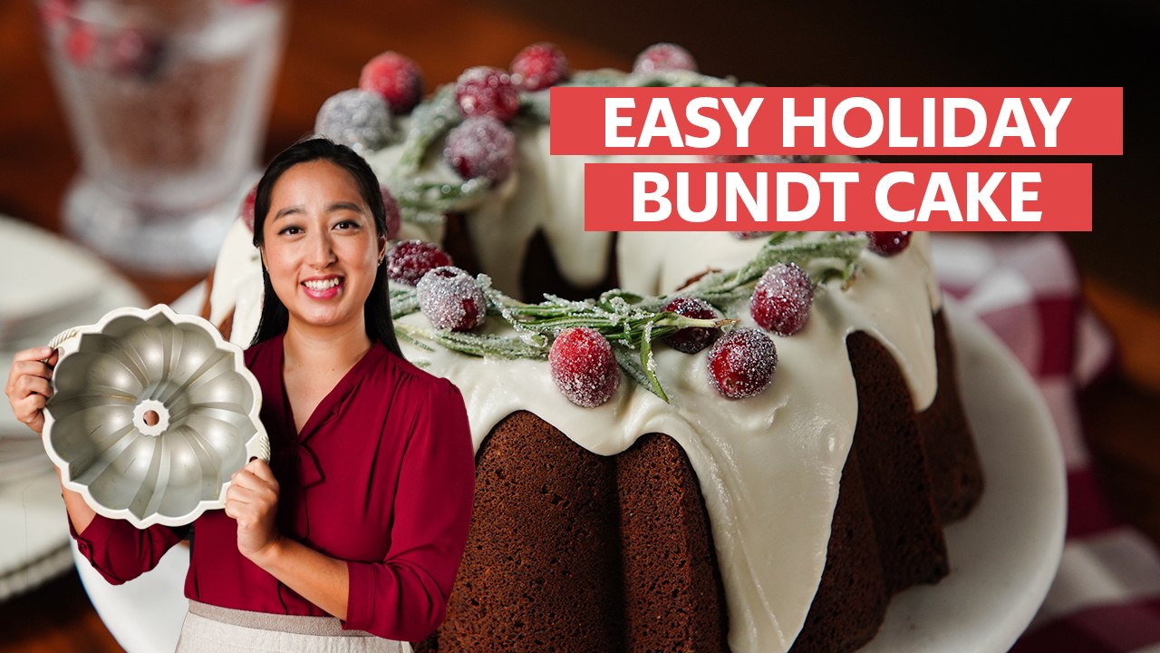 Easy Holiday Bundt Cake & Decorating Tips