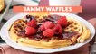 These Homemade Jammy Waffles Taste Like a Cozy Weekend Morning