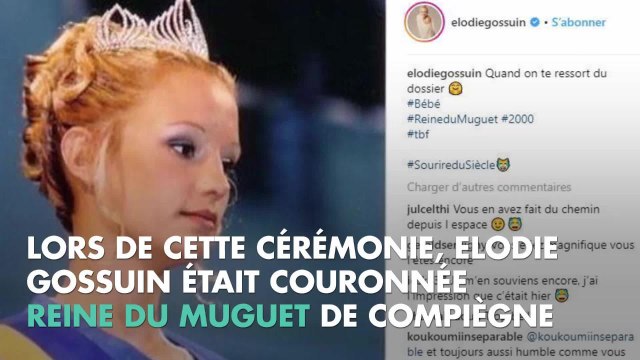 VOICI - PHOTO Elodie Gossuin partage un cliché dossier de ses années Miss