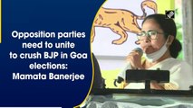 Opposition parties need to unite to crush BJP in Goa elections: Mamata Banerjee