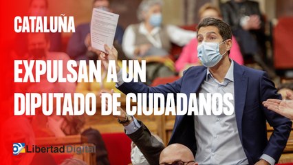 Borràs pierde los papeles y expulsa a un diputado de Ciudadanos