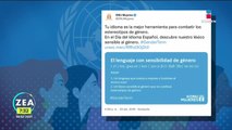 La ONU recomienda no usar la palabra 