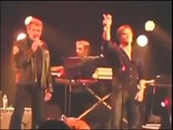 Johnny Hallyday et David hallyday  en duo sur Sang pour sang à la Cigale (17.03.2008)