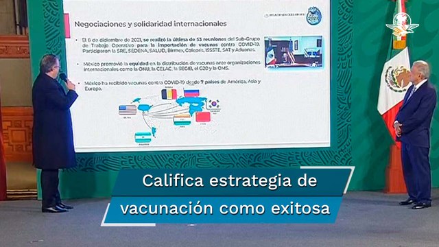México es el séptimo país con más vacunas aplicadas en el mundo: Ebrard