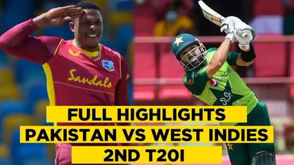 Pakistan vs West Indies | 2nd T20I Full Highlights