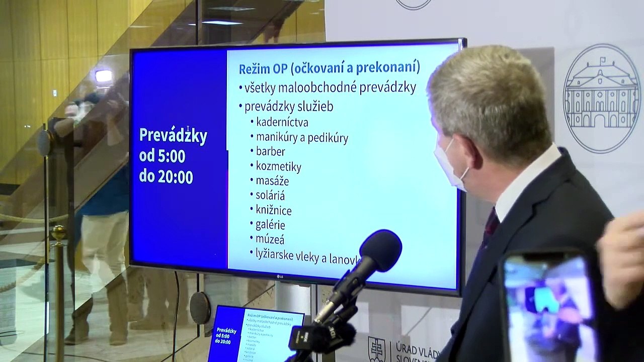 ZÁZNAM: V režime OP otvoria knižnice, múzeá i prevádzky starostlivosti o telo