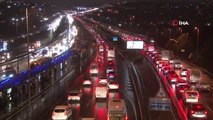 İstanbul'da rekor seviyesinde trafik yoğunluğu: Yüzde 89'a ulaştı