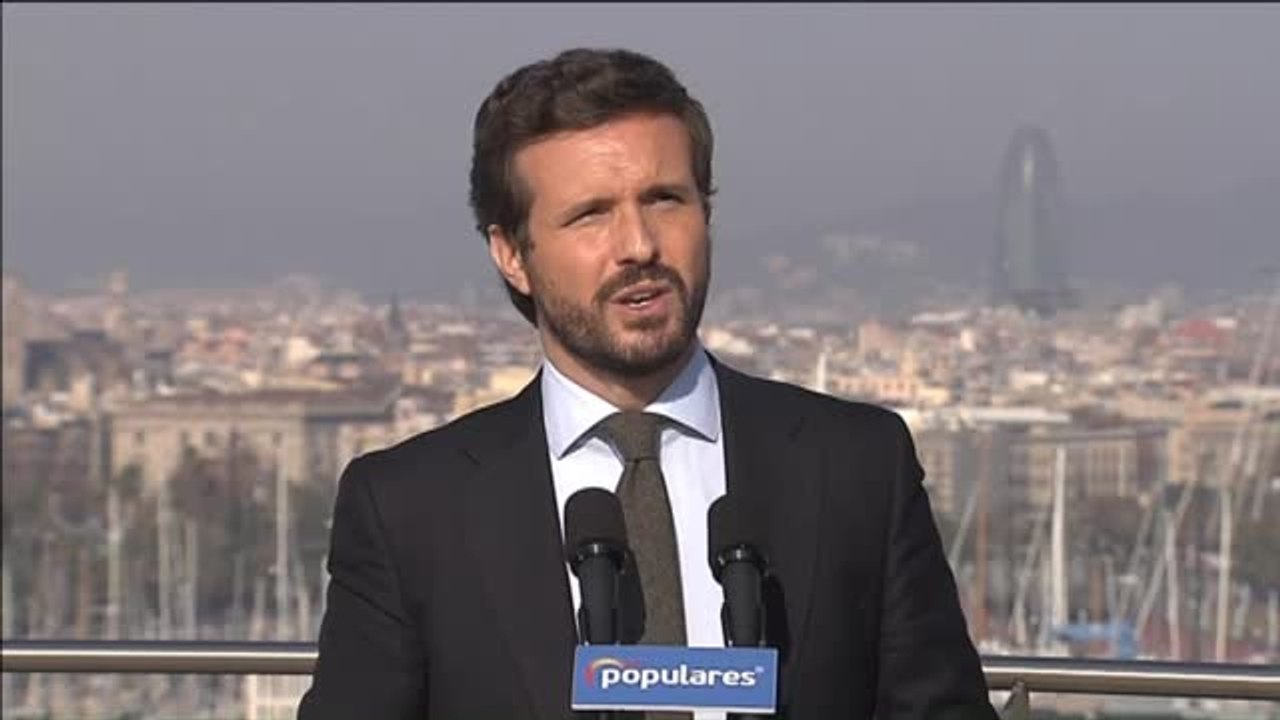 Casado insta a Sánchez a que aplique el 155 en Cataluña para que cumpla con las sentencias judiciales