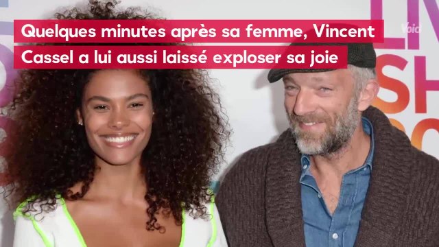 VOICI - Tina Kunakey : nue sur la plage, la femme de Vincent Cassel annonce sa grossesse