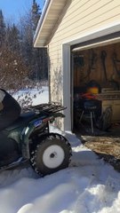 Guy Hits His Head on Garage Door