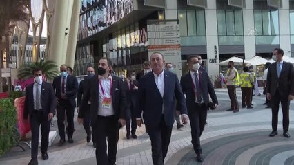 Bakan Çavuşoğlu, "Expo 2020 Dubai"de Türkiye sergi alanını ziyaret etti