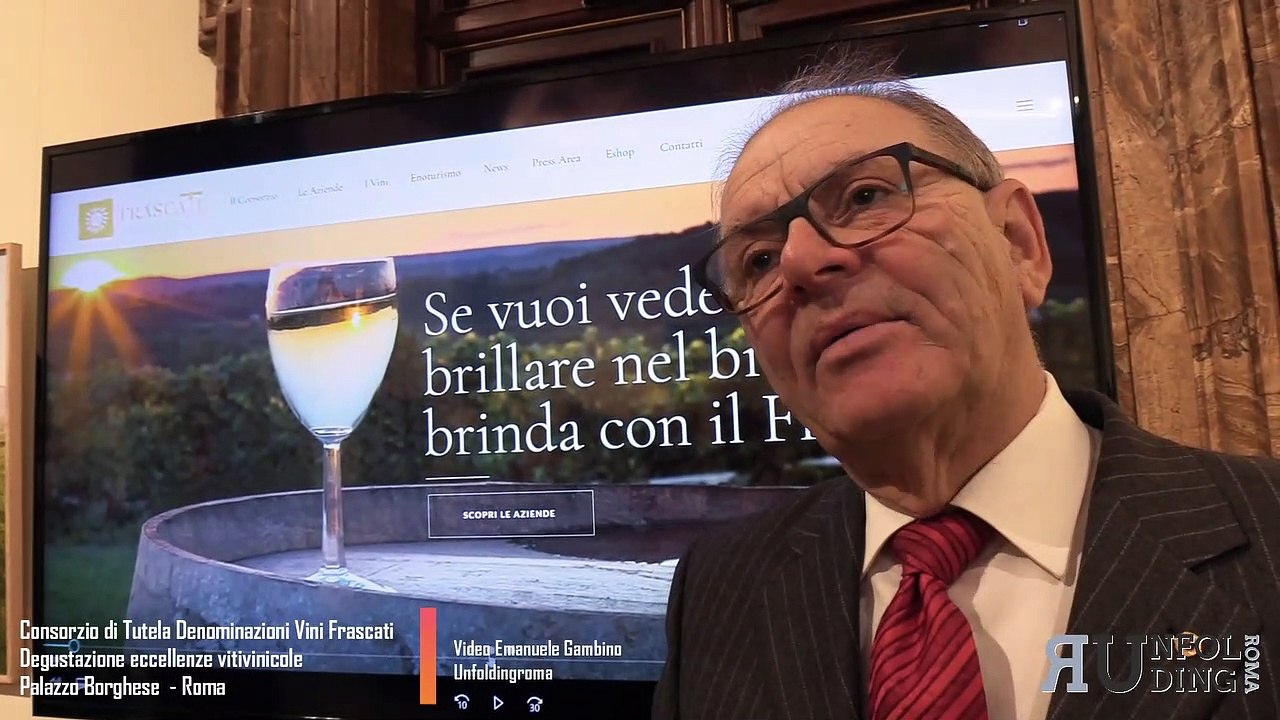 Consorzio di Tutela Denominazioni Vini Frascati Degustazione eccellenze vitivinicole Palazzo Borghese  - Roma