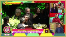 Alejandro Fernández despide a Vicente Fernández cantando 'Volver, volver'