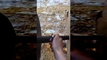 Splitting Firewood with Explosives