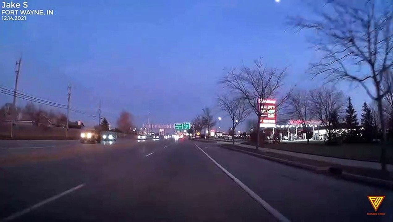 Got T-boned on my way home. — FORT WAYNE, IN | Car Accident | Caught On Dashcam | Footage Show
