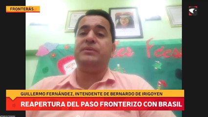 Reapertura del paso fronterizo con Brasil